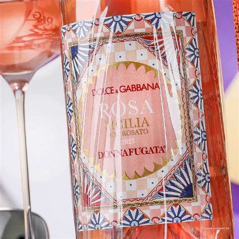 dolce gabbana wein rose|rosa dolce rosa rosato.